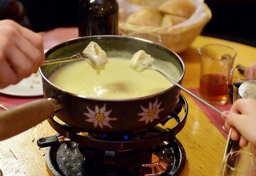 Ein gutes Fondue im Café des Mines