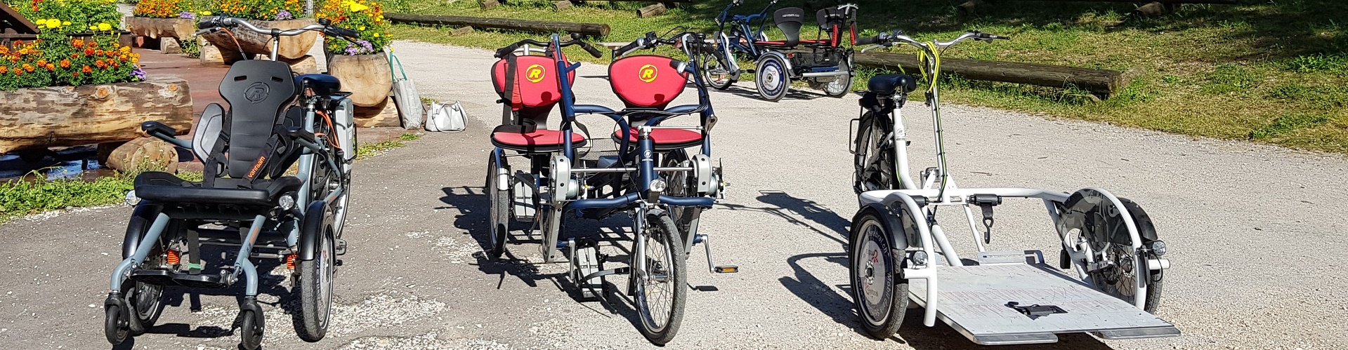 Accessibilité dans le Val-de-Travers grâce à des vélos électriques pour personnes handicapées, mines d'asphalte de La Presta 